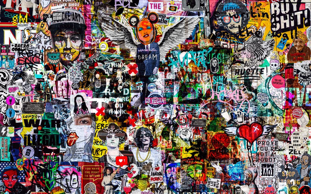 Street Art Stickers Part Four Number One