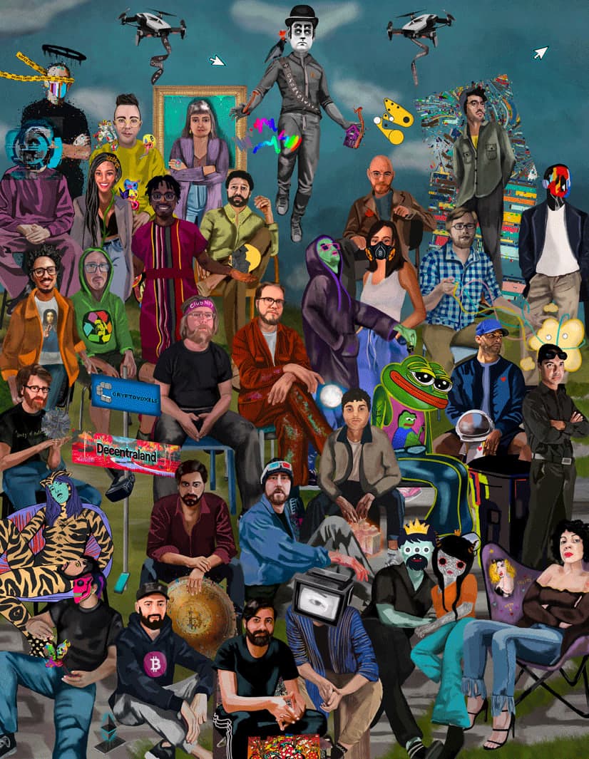 A history of cryptoart